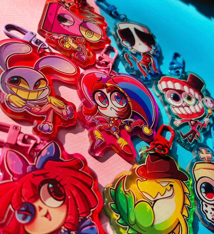 Digital Circus Keychains Digital Circus Keychains