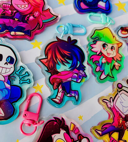 Deltarune Keychain